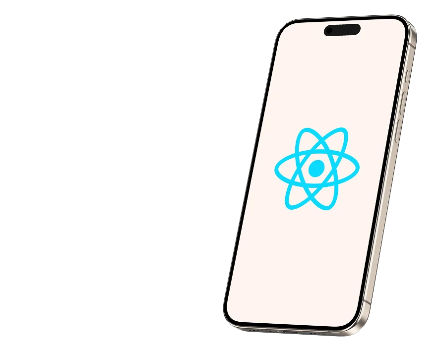 React Native mobile app mockup