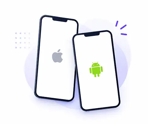 Why hire React Native developers — cross-platform mobile mockup